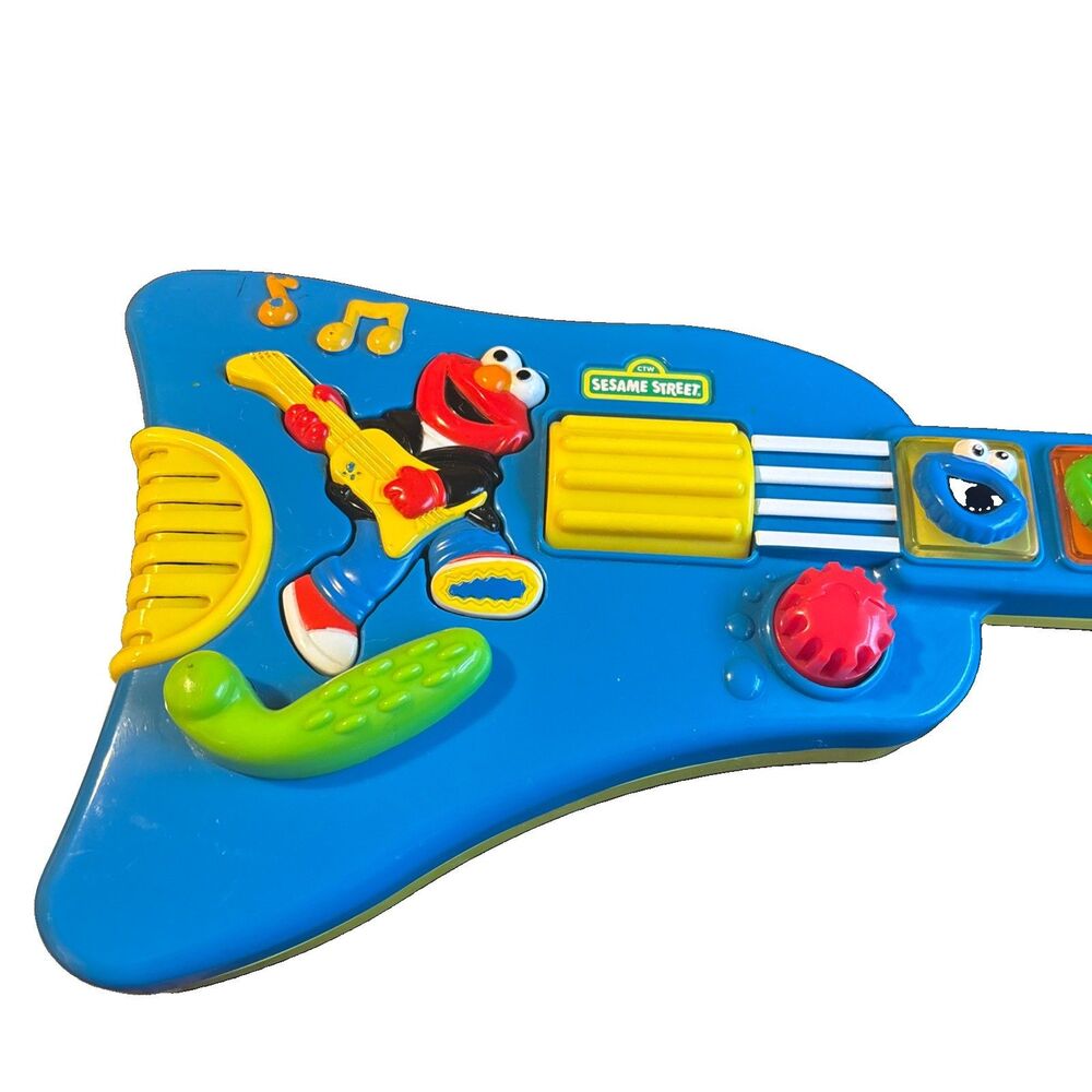 Sesame Street Elmo Rock & Roll Guitar Musical Instrument Toy Lights Tyco 1998 - Picture 2 of 7